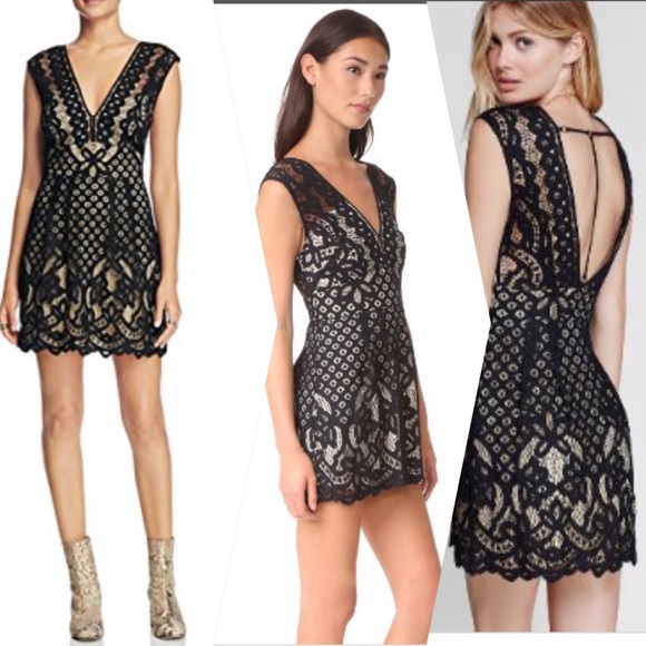 Free People Dresses & Skirts - Free People One Million Lovers Lace Mini Dress